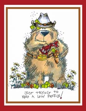 Cowboy Griz Card